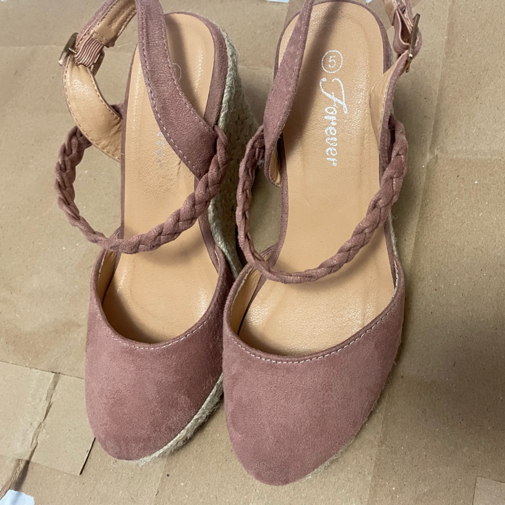 Forever Mauve Espadrille Flats